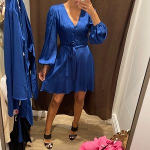 Blue dress